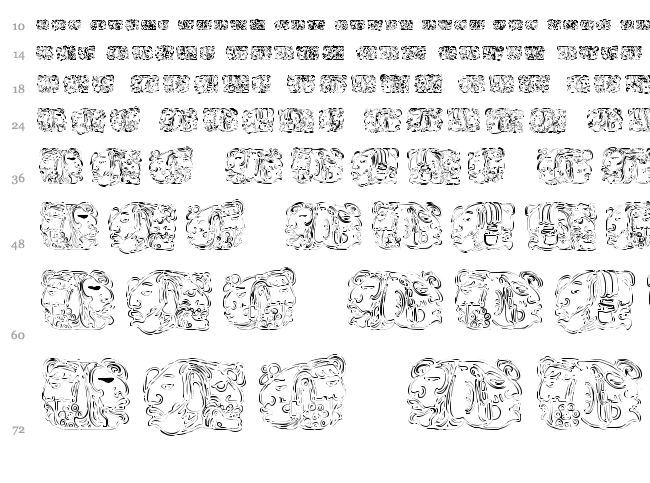 Spirit of Montezuma font waterfall